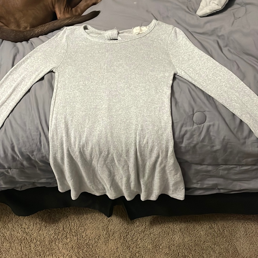 Short dress, light grey